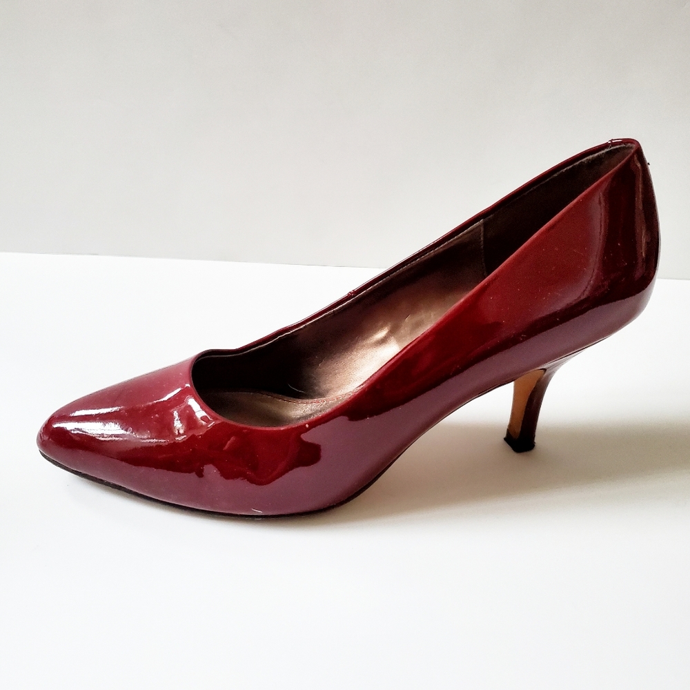 Isola Claret Pumps in Merlot